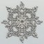 Square rosette 019 3D model