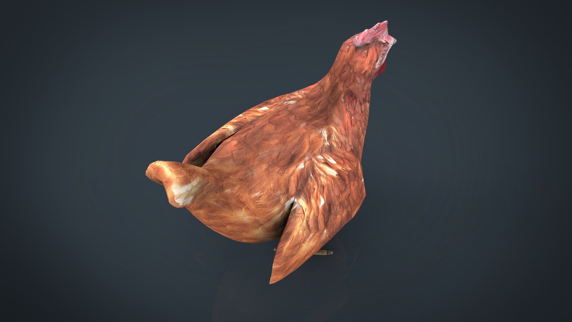 chiken 3D model https://p.turbosquid.com/ts-thumb/jT/h3Cr0w/TWvD75RL/chiken.499/jpg/1499017627/1920x1080/fit_q87/283e21dd98f23a2adbed62c181e0dada4c05065b/chiken.499.jpg