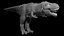 3D t rex rigging neutral model