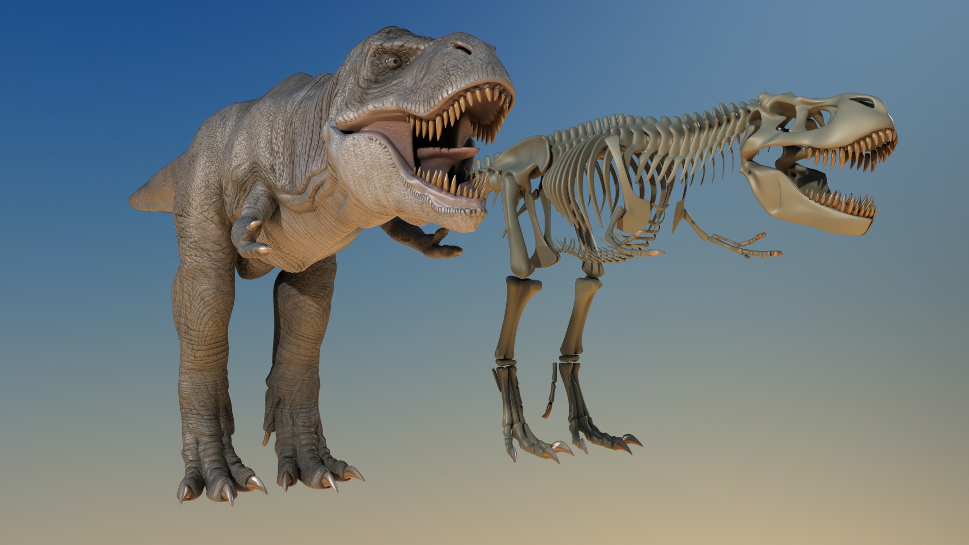 3D t rex rigging neutral model - TurboSquid 1151470