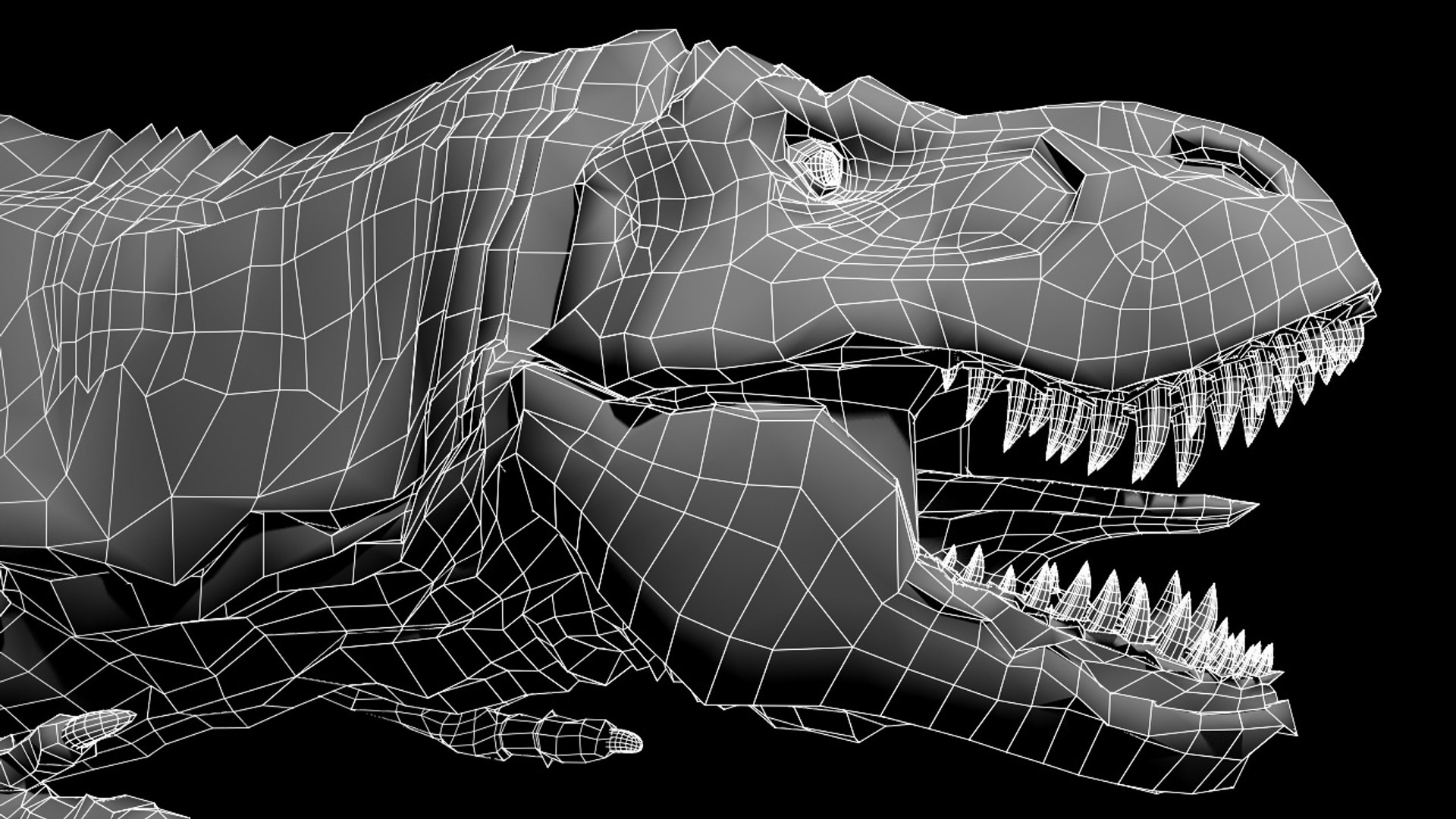3D t rex rigging neutral model - TurboSquid 1151470