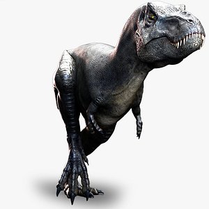 3D model Dinosaur Sub-Adult TRex Model Unreal Engine - Unity Projects