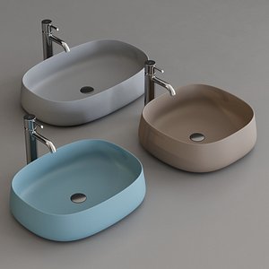 washbasins paddle 3D model