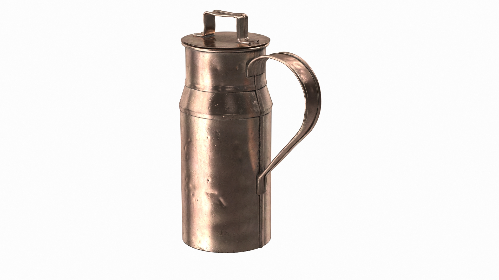 Vintage brass pitcher 3D model