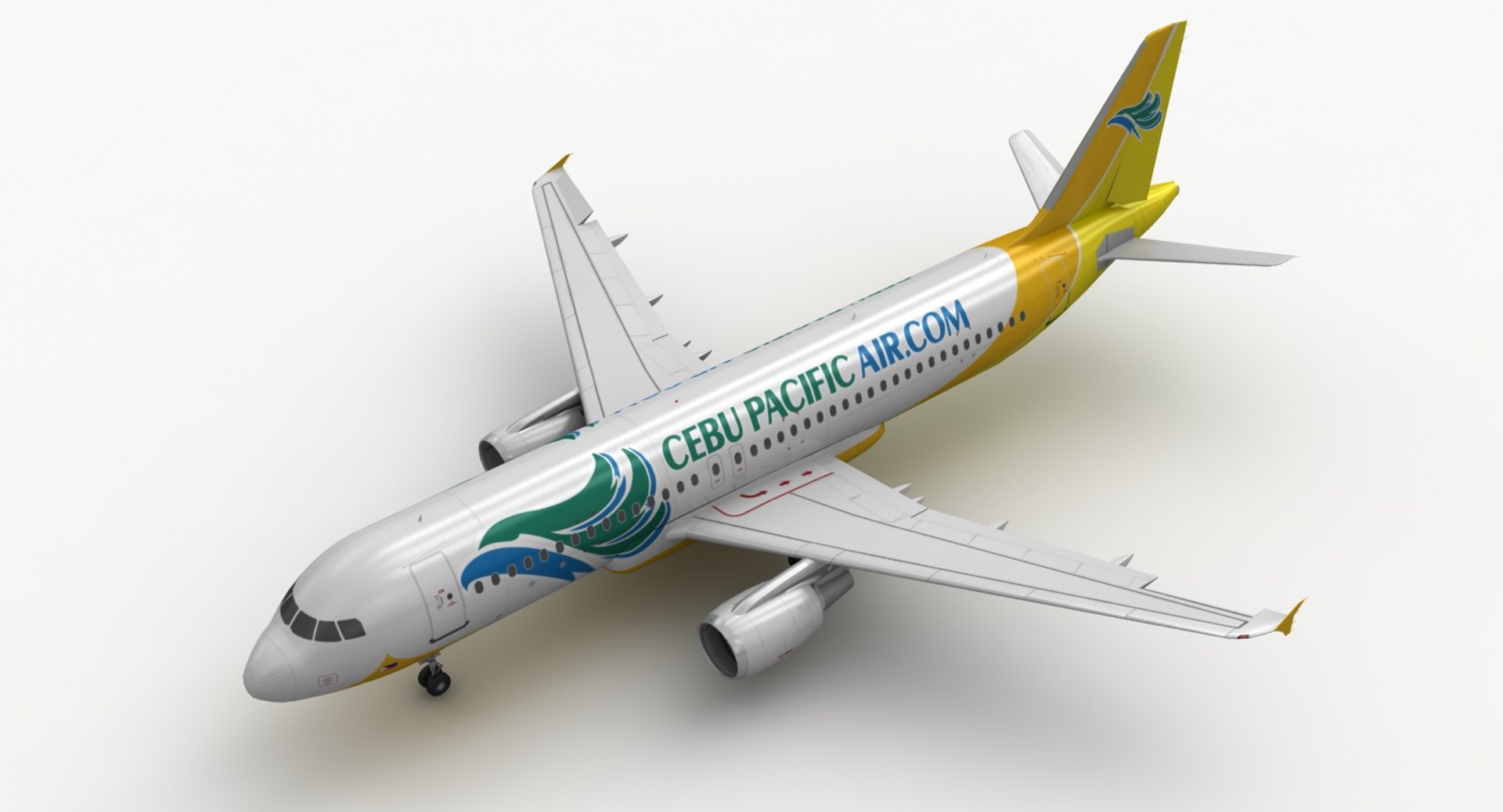 3d Airbus A320 Cebu Pacific