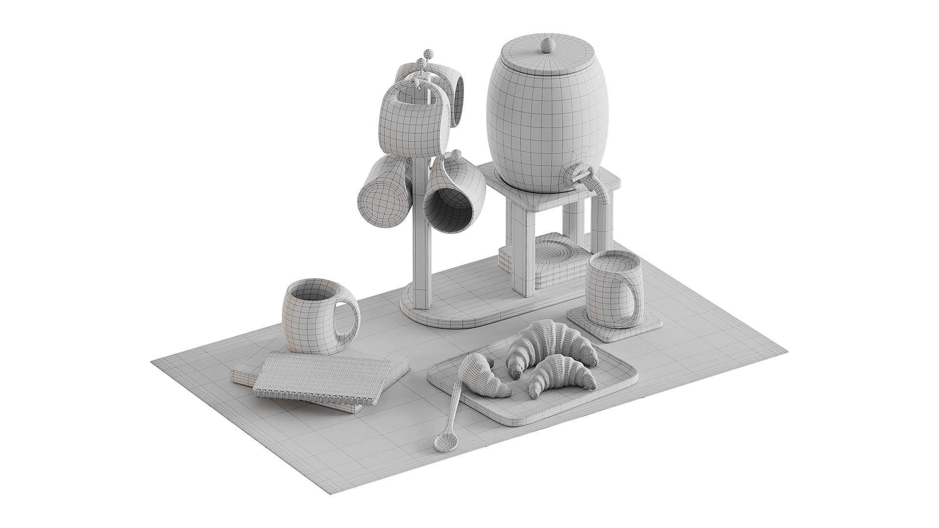 Decorative Set 04 3D Model - TurboSquid 2431994