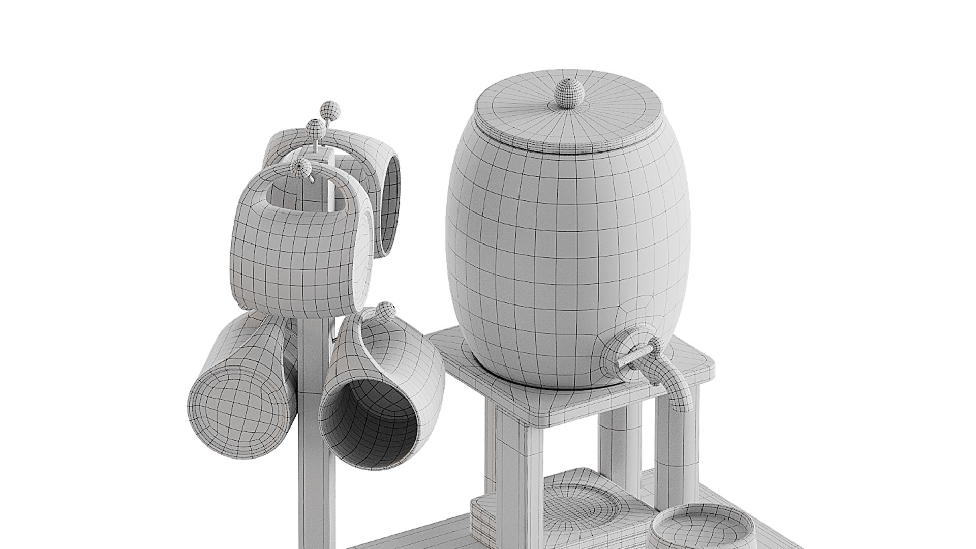 Decorative Set 04 3D Model - TurboSquid 2431994