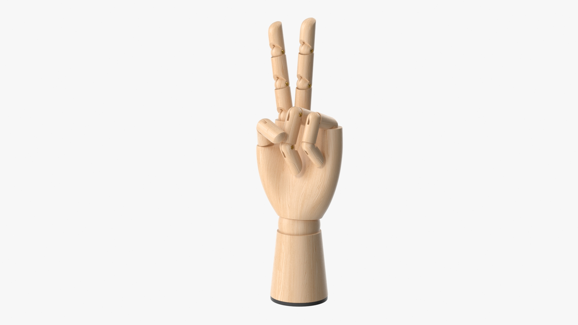 3D Mannequin Hand for Drawing Peace Pose model - TurboSquid 1991641