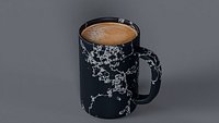 Used black tea mug 3D Model StemCell  UV 4K PBR Textures