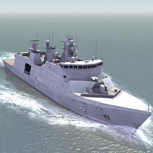 l16 absalon support ship 3d model