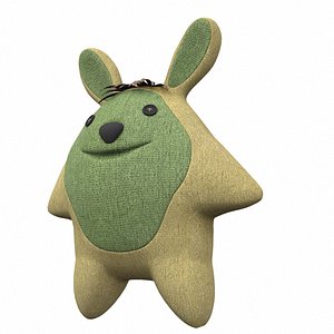 3D model Plush toy bunny 6