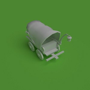 pioneer carriage 3d model