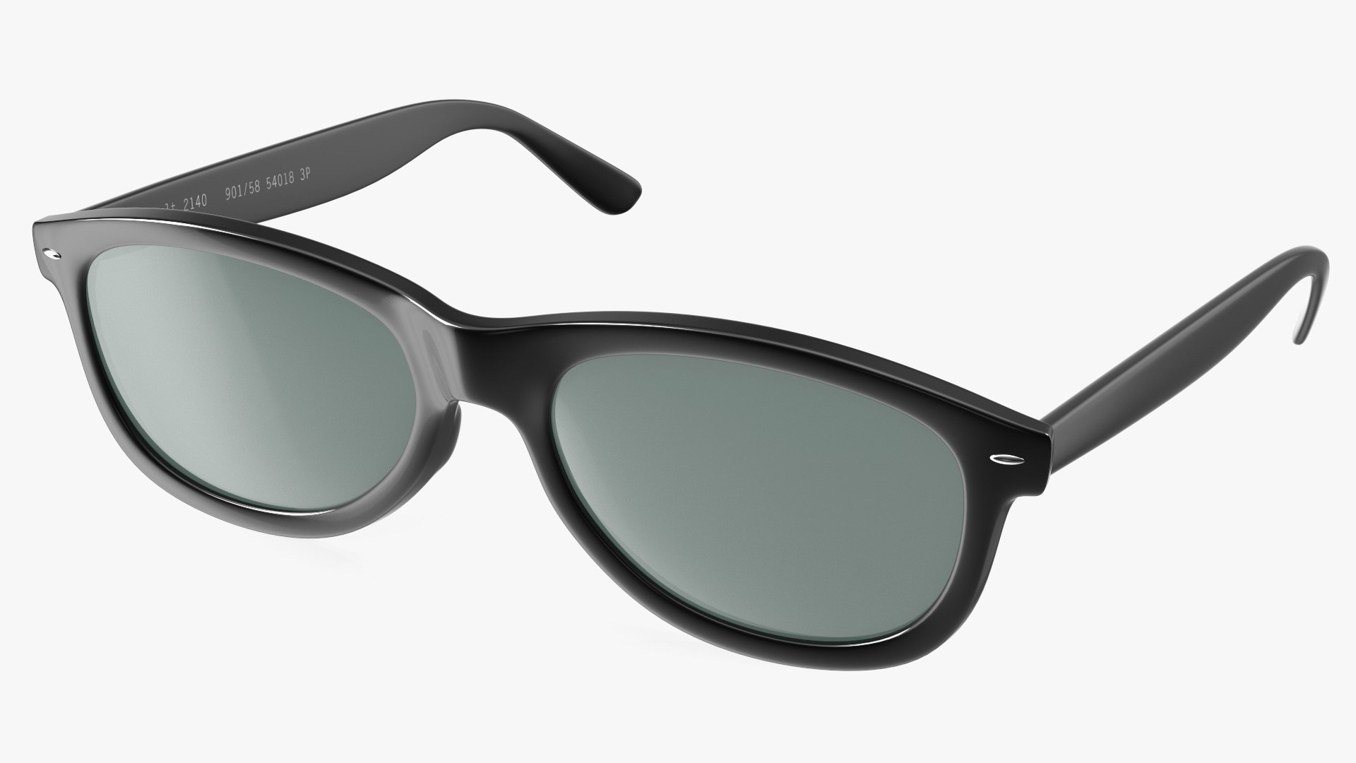 Classic Style Sunglasses 3D model preview