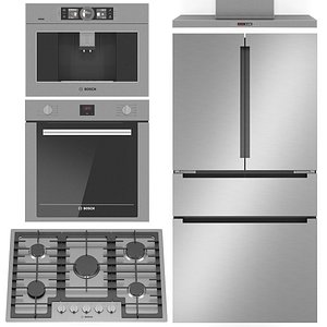 BOSCH kitchen appliance collection 3D