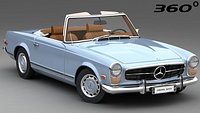 Mercedes-Benz 280 SL 1963 (Low Interior)