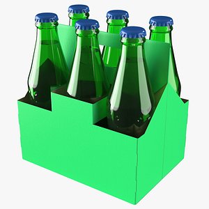 Green Soda Bottle Package