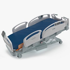 Smart Medical Bed Stryker Trendelenburg Position 3D model