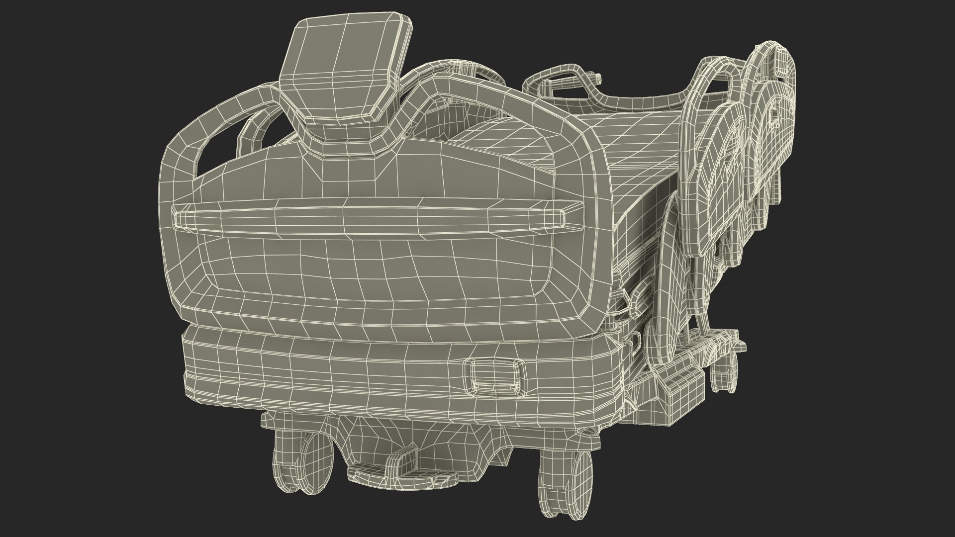 Smart Medical Bed Stryker Trendelenburg Position 3D Model - TurboSquid ...