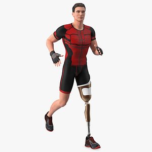 Man with Prosthetic Leg