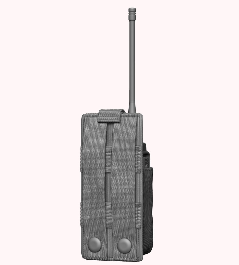 Radio Pouch 3d Model