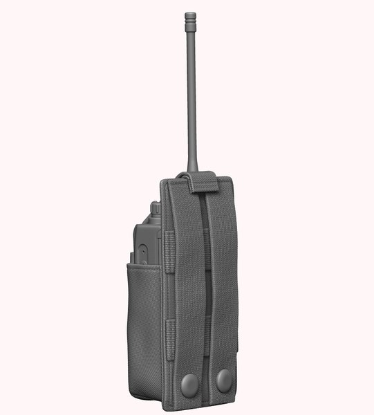 radio pouch 3d model