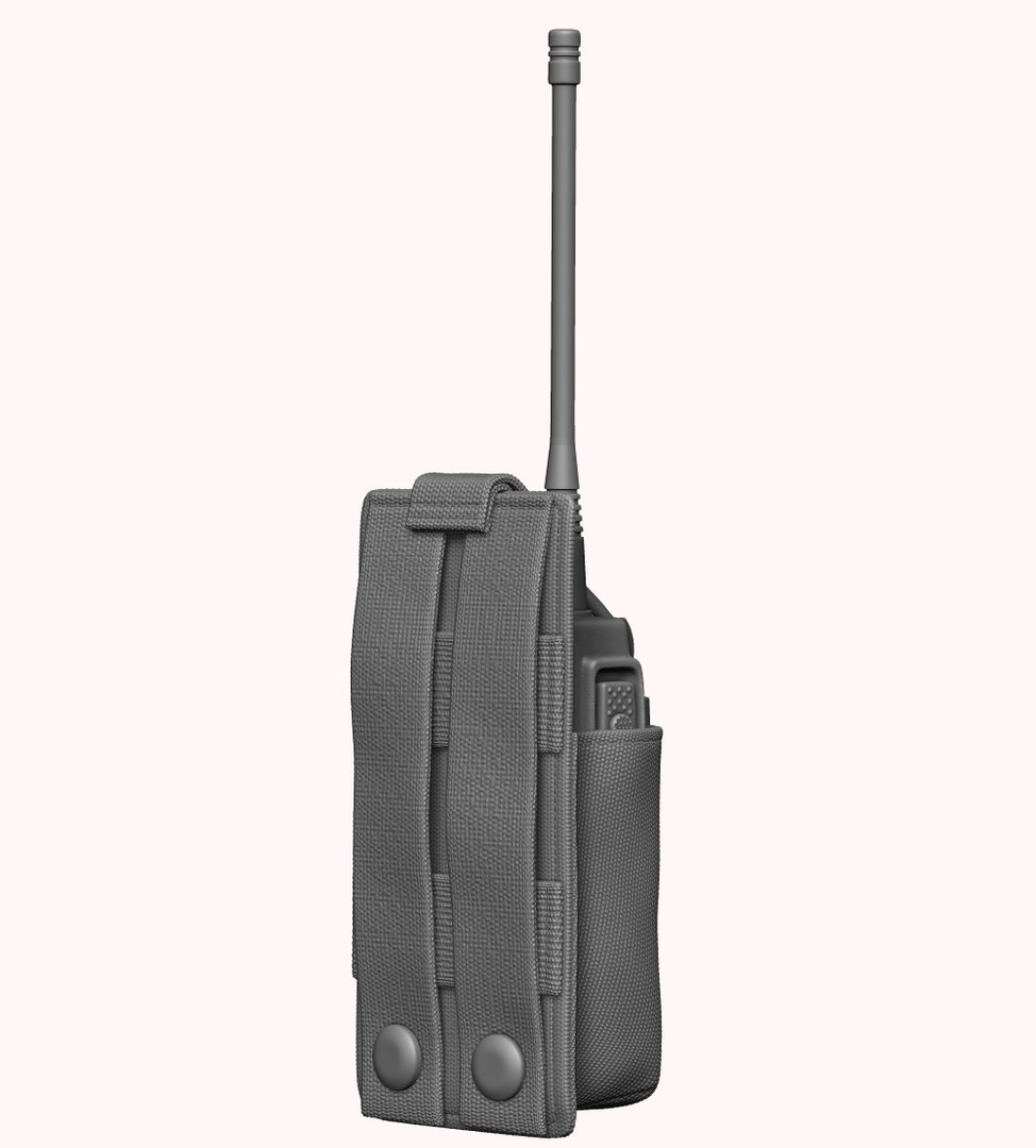 Radio Pouch 3d Model