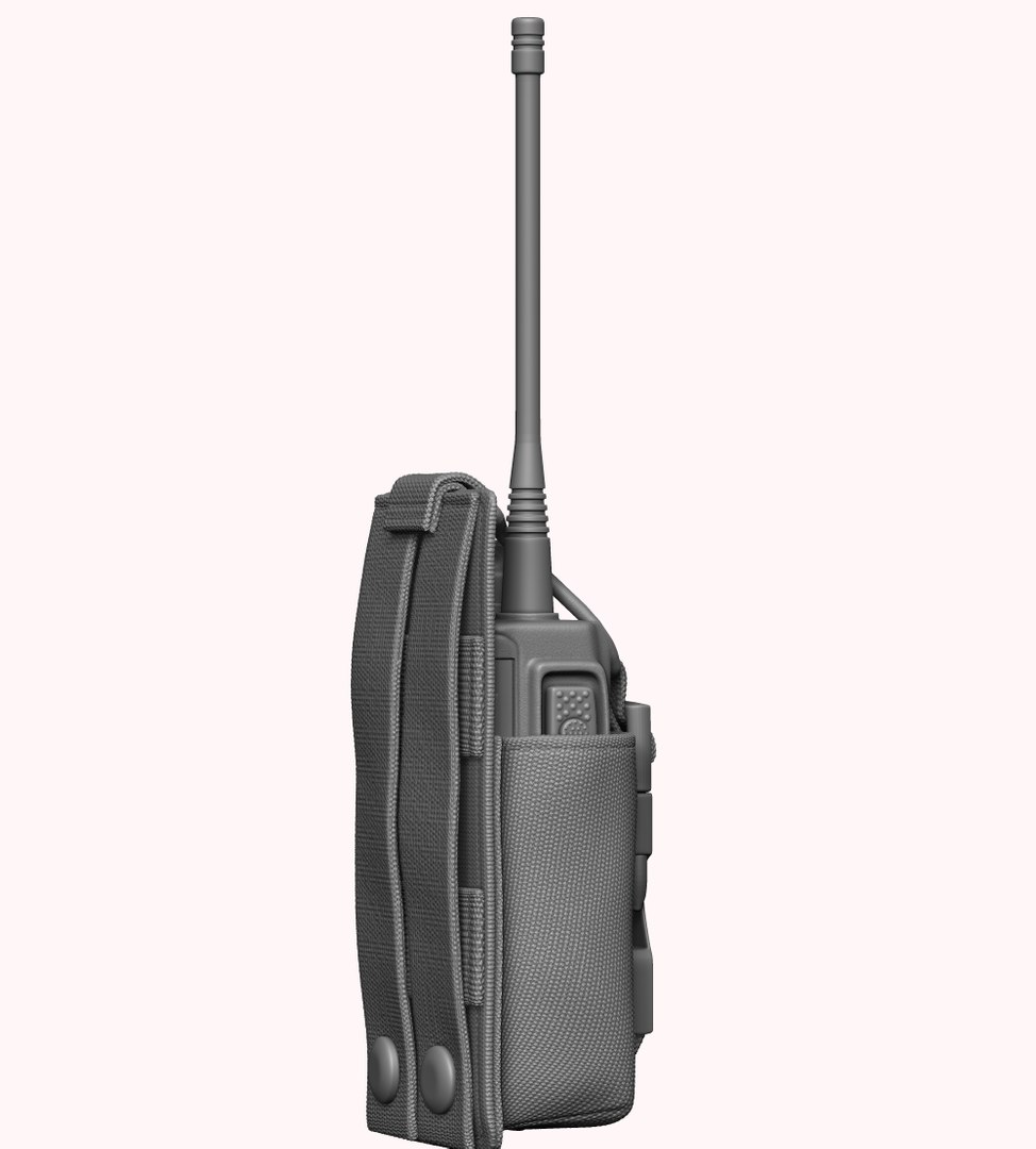 Radio Pouch 3d Model