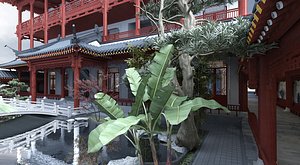 3D Chinese Architecture 01