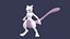 POKEMON Mewtwo Animated Game Already 3D
