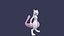 POKEMON Mewtwo Animated Game Already 3D