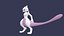 POKEMON Mewtwo Animated Game Already 3D
