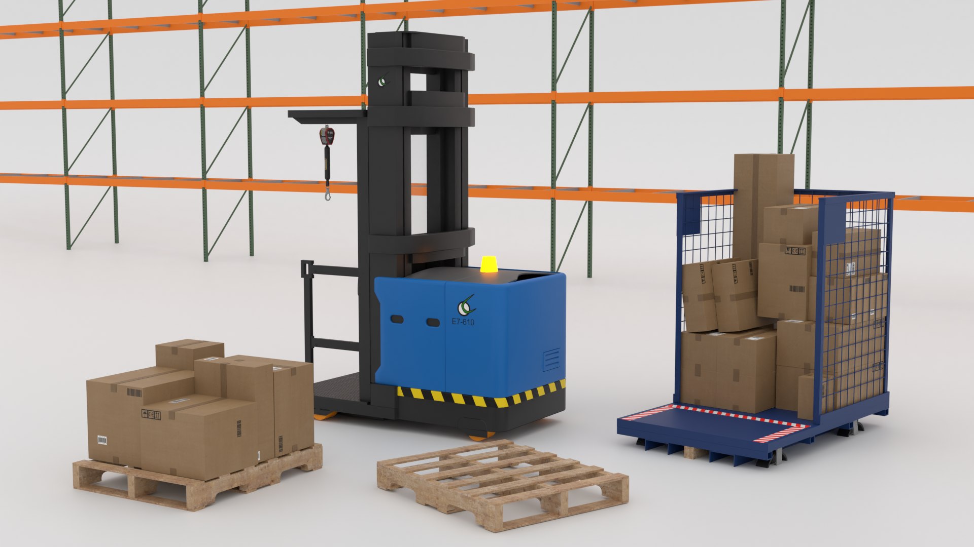 Order Picker 3D - TurboSquid 1798333