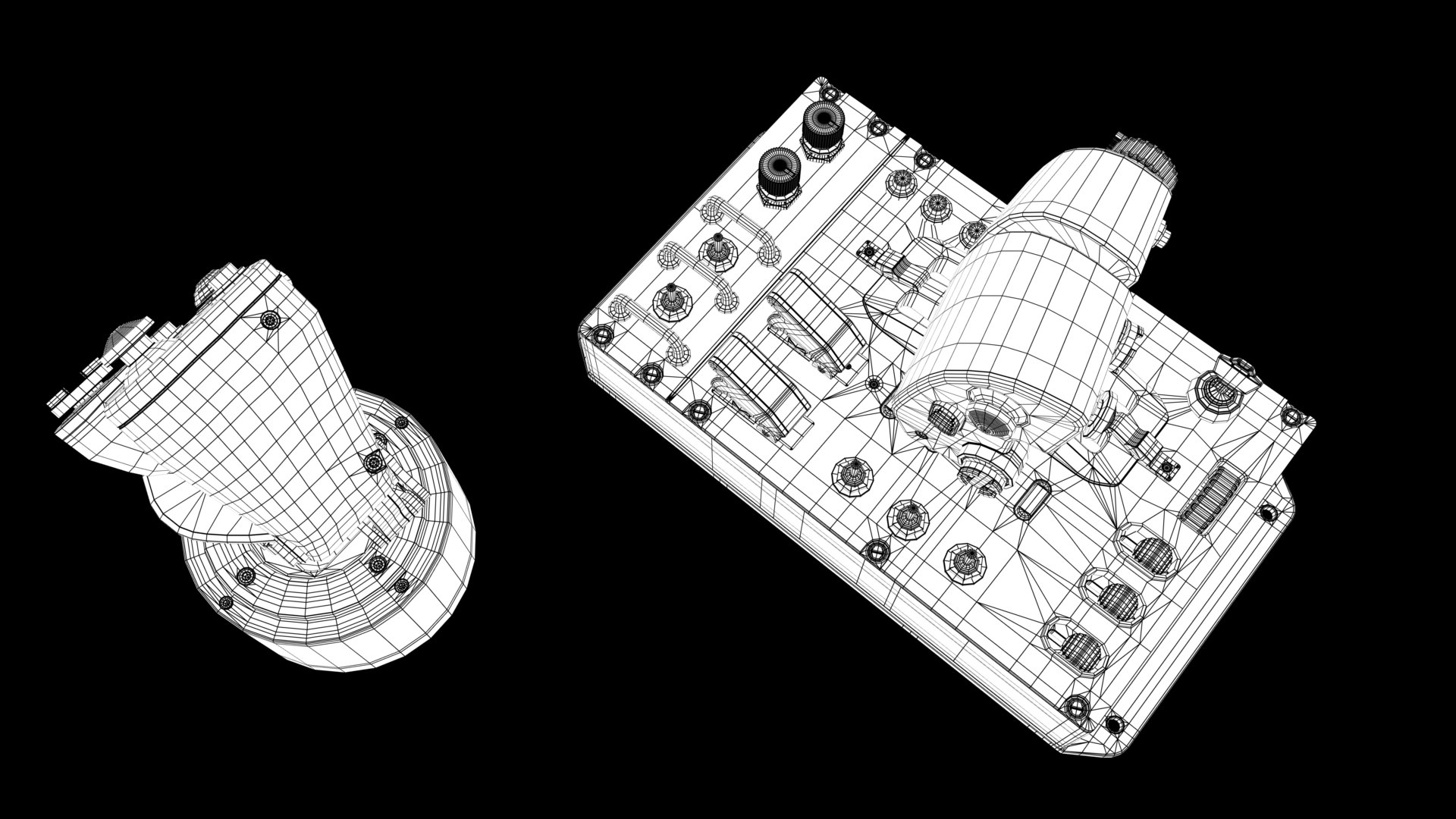 Aircraft control joystick model - TurboSquid 2035908
