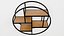 Modern Wall Circle Display Shelf
