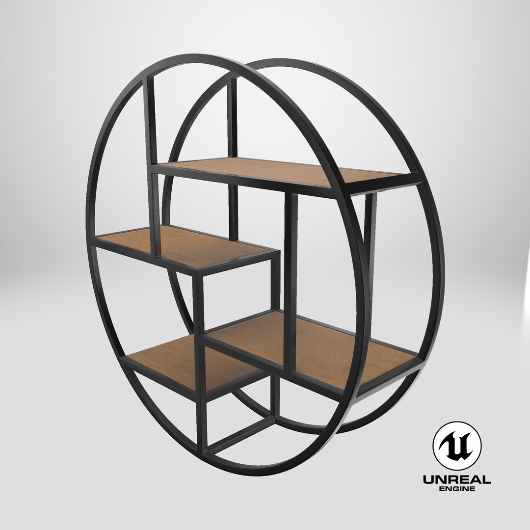 Modern Wall Circle Display Shelf 3D model https://p.turbosquid.com/ts-thumb/jU/LV3eiD/lJ/stemcell_unreal_render/png/1741265075/1920x1080/fit_q87/b28e80f7b4a5d0e73bae3b4800bfcd8cd60ab811/stemcell_unreal_render.jpg