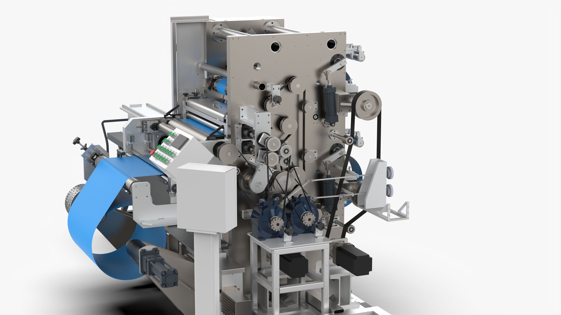 Automatic Lithium Battery Slitting Machine 3D Model - TurboSquid 2015621