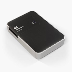 western digital passport wireless 3d obj