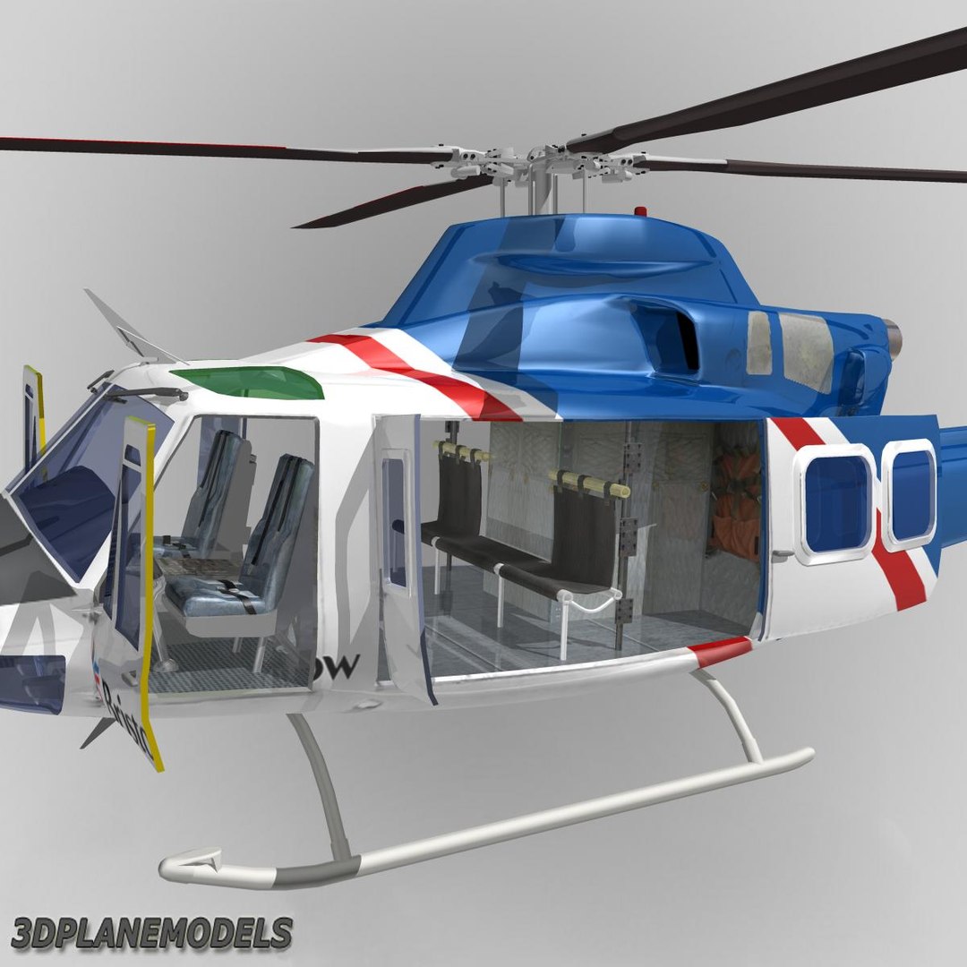 Dxf Bell 412 Helicopter Animation