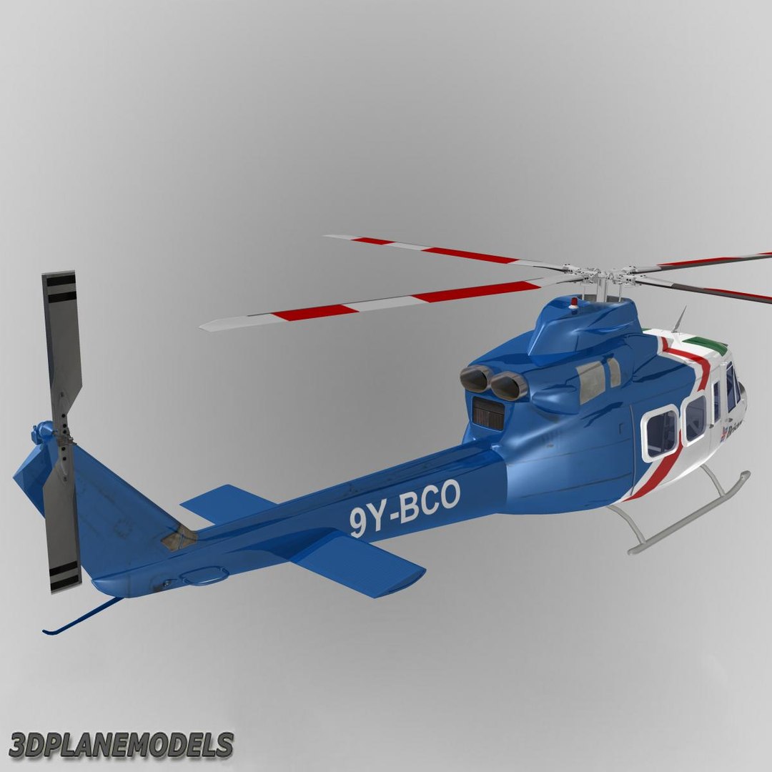 Dxf Bell 412 Helicopter Animation