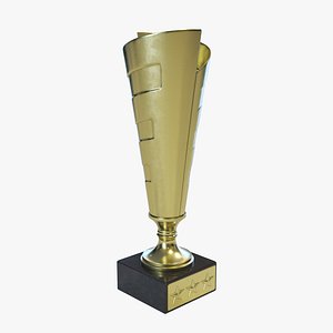 3D achievement trophy