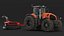 Tractor with Forage Harvester