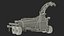 Tractor with Forage Harvester