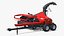 Tractor with Forage Harvester