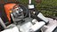 Tractor with Forage Harvester