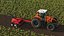 Tractor with Forage Harvester
