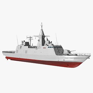3D model Baynunah Class Corvette UAE Navy