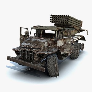 BM-21 Grad Burnt