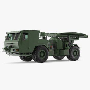 Mine Sweeper Vehicle Hydrema 910 Khaki 3D model