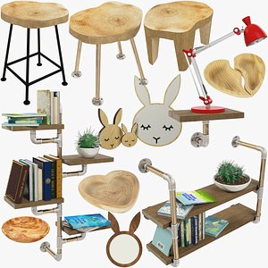 Loft Furniture and Accessories Collection V1
