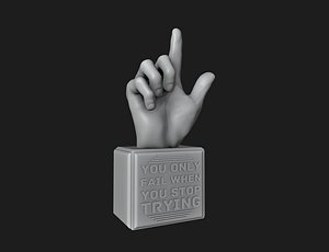 Hand Sign Motivational Reminder model